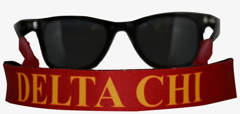 Delta Chi Sunglass Strap Traditional Two Color Delta - Plastic, transparent png download