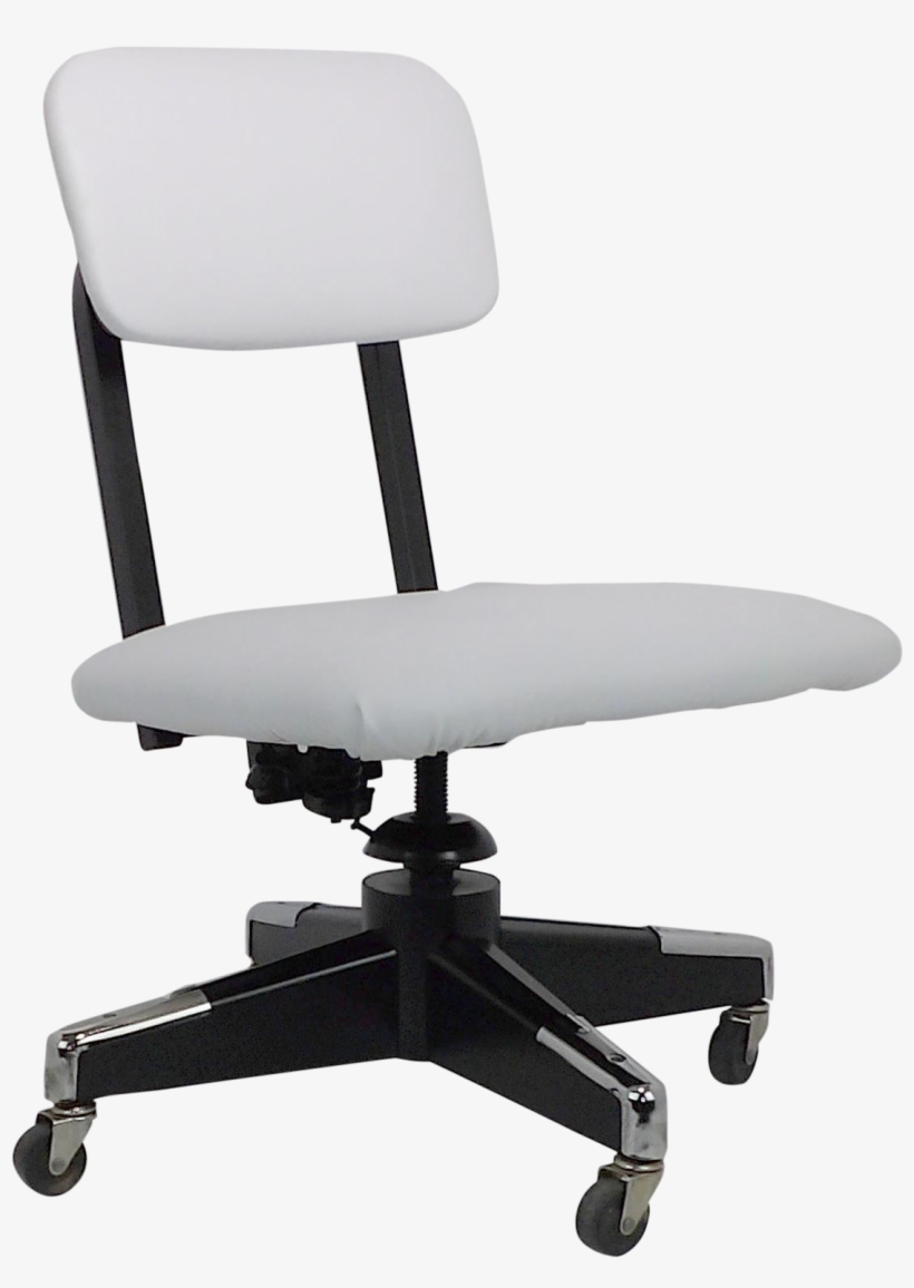 White Office Chair - Office Chair, transparent png download