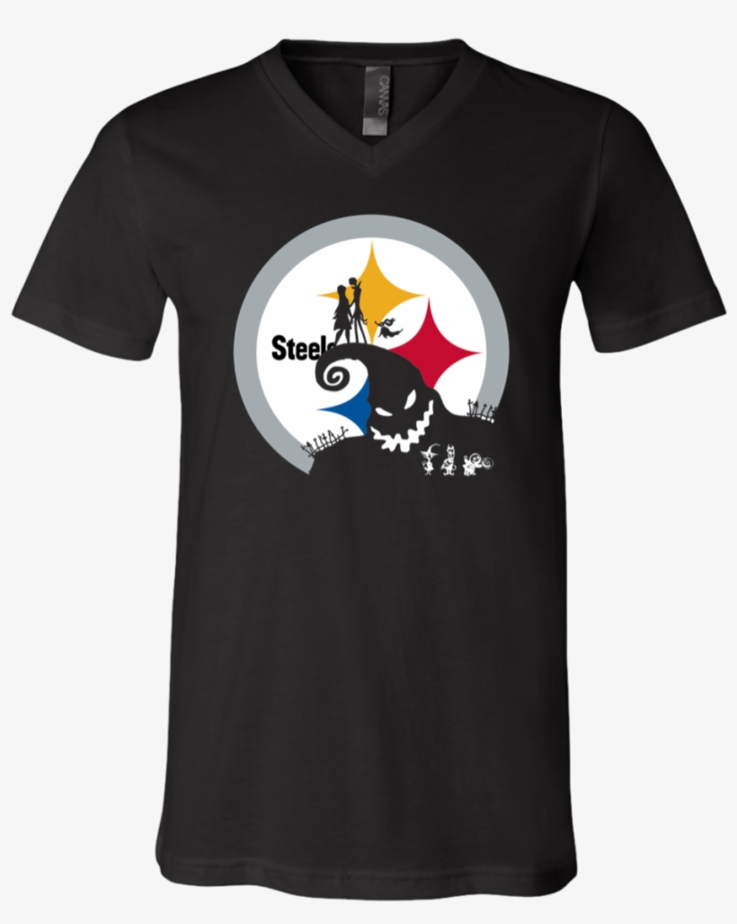 Jack Skellington And Sally Pittsburgh Steelers Shirt - Rick And Morty Adidas Shirt, transparent png download