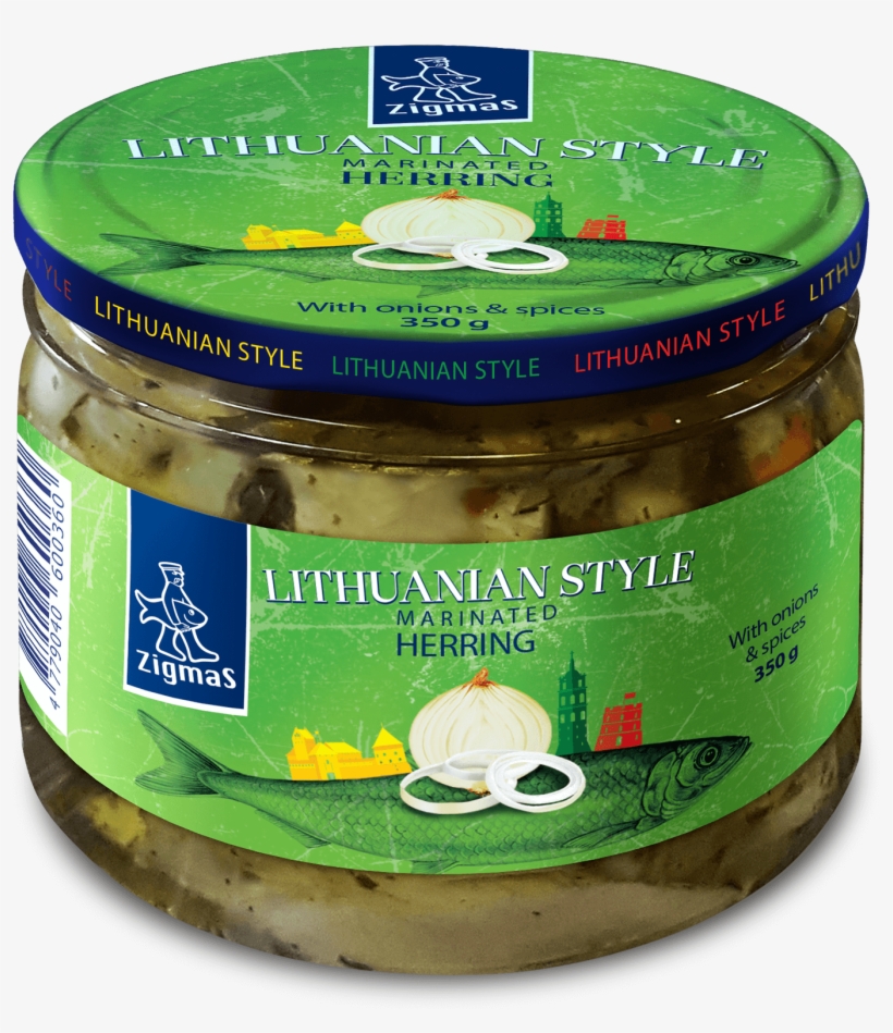 Lithuanian Style Marinated Herring Fillet Pieces With - Paste, transparent png download