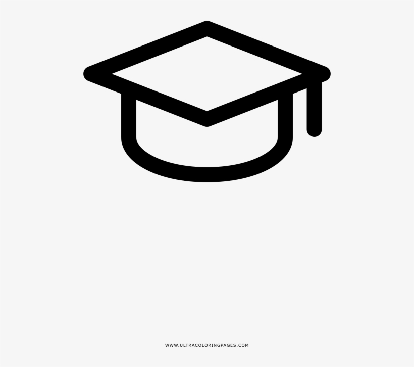 Birrete Página Para Colorear, transparent png download