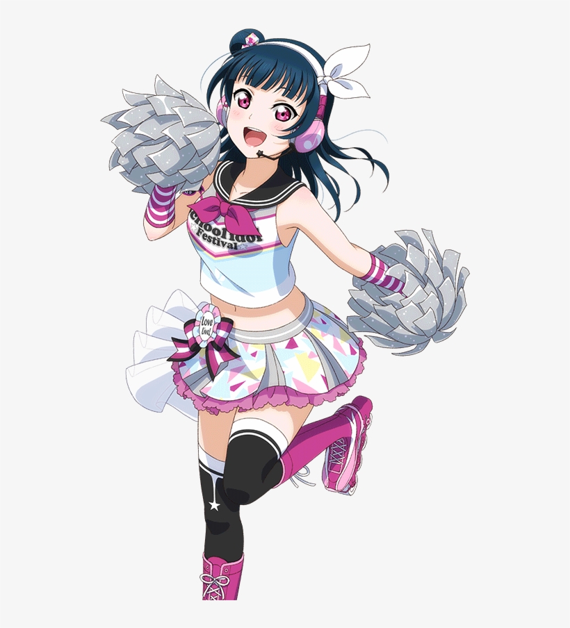 Navi 1038 T - Love Live Aqours Cheerleader, transparent png download