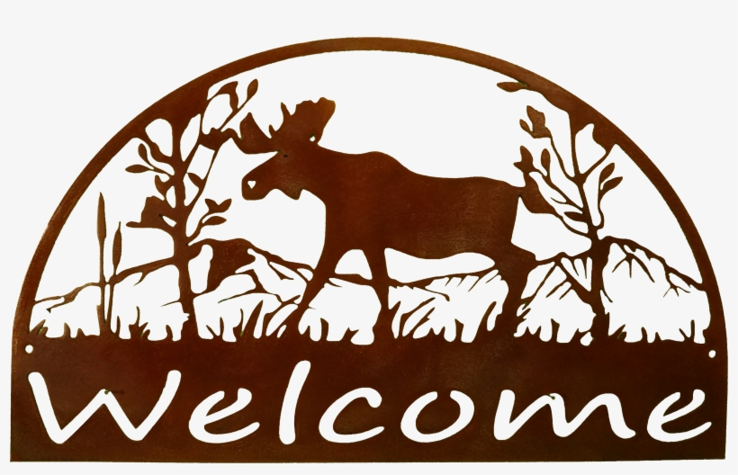 Half Circle Welcome - Silhouette, transparent png download