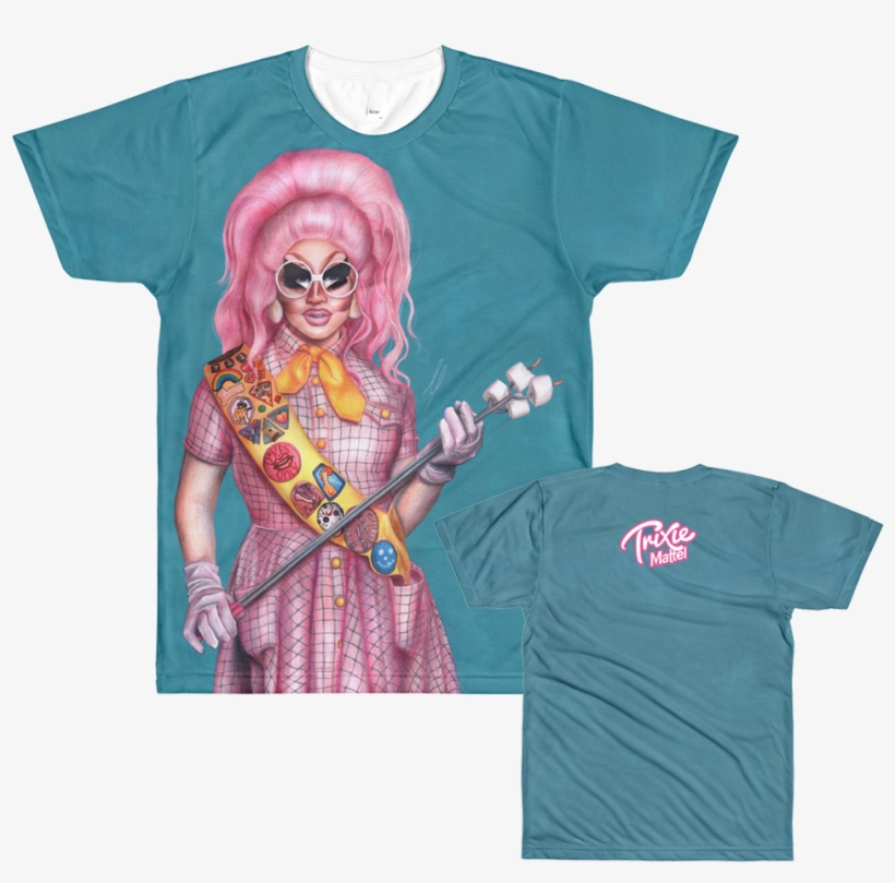 Trixie Mattel "girl Scout" Sublimated T-shirt - Illustration, transparent png download