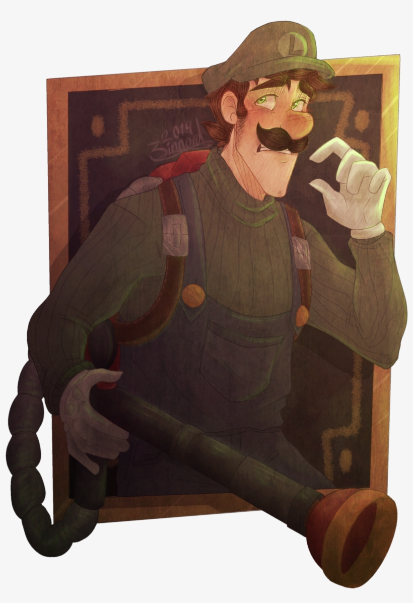 Im Too Hyped For Luigi's Mansion 3 Guys - Illustration, transparent png download