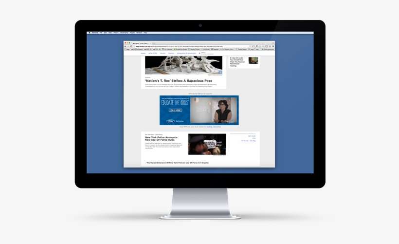 Custom Tumblr - Led-backlit Lcd Display, transparent png download