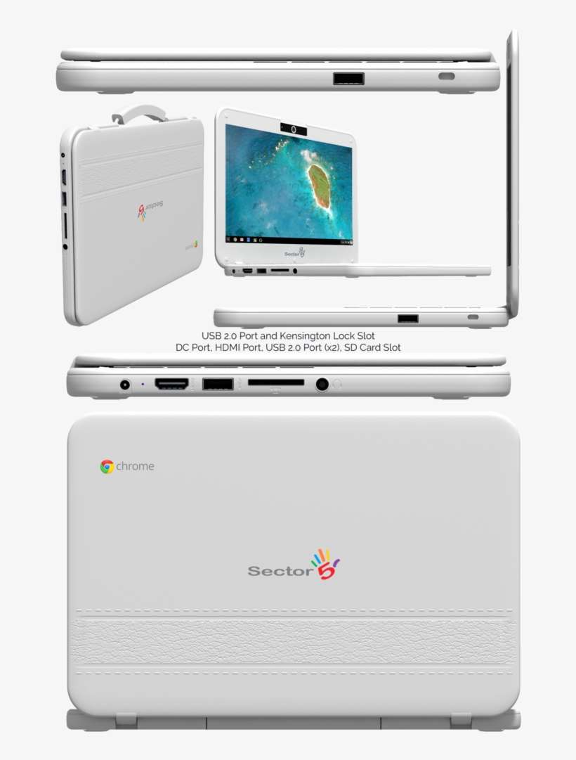 Sector 5 E1 Chromebook - Netbook, transparent png download
