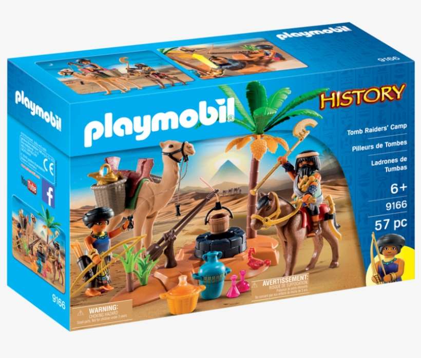Tomb Raiders' Camp - Egyptian Playmobil History, transparent png download