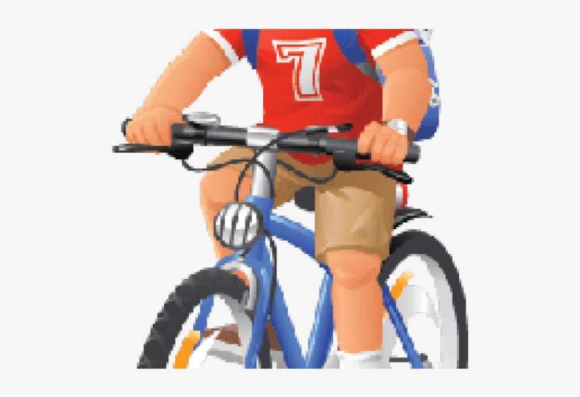 Boy Riding A Bicycle South, transparent png download