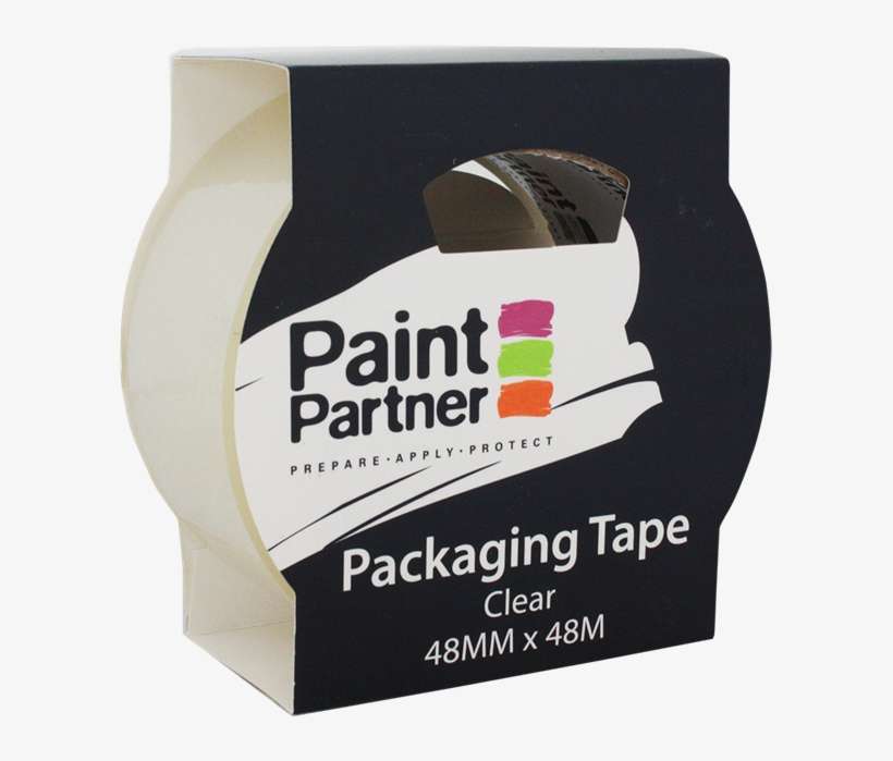 Paint Partner 48mm X 48m Clear Packing Tape - Carton, transparent png download