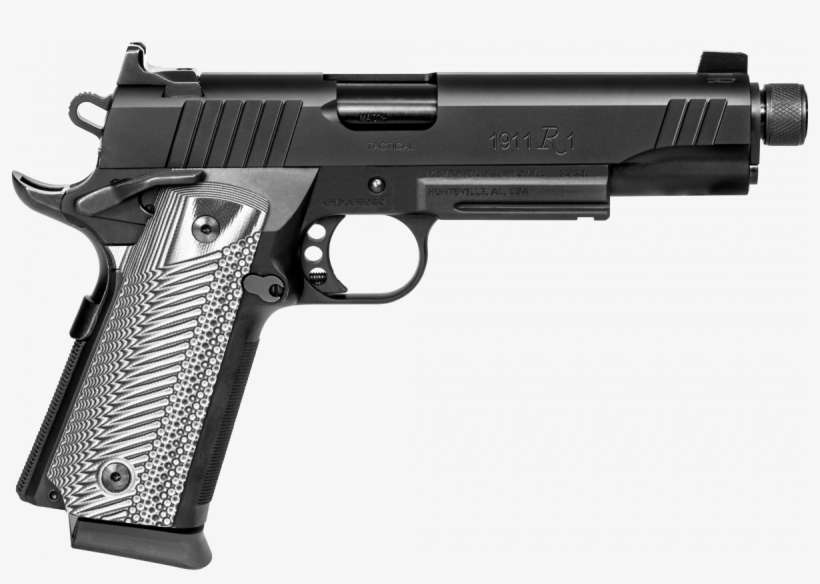 1911 R1 Tactical Double Stack Threaded - Remington 1911 R1 Double Stack, transparent png download