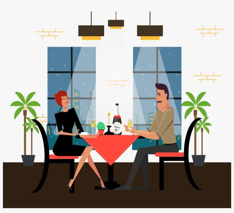 Clipart Transparent Library Couple Icon To Eat Transprent - Restaurant, transparent png download