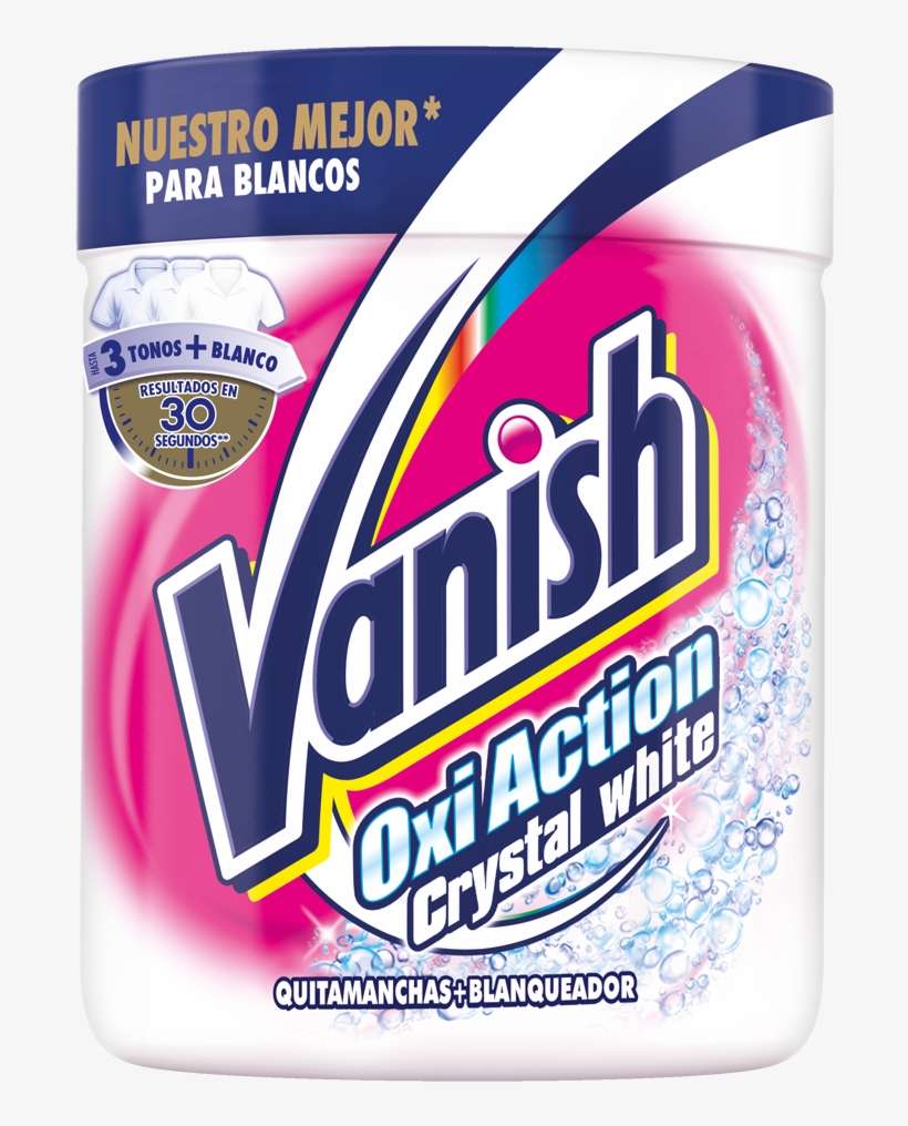 Vanish Oxi Action Crystal White Polvo - Vanish Powder Carpet Cleaner, transparent png download