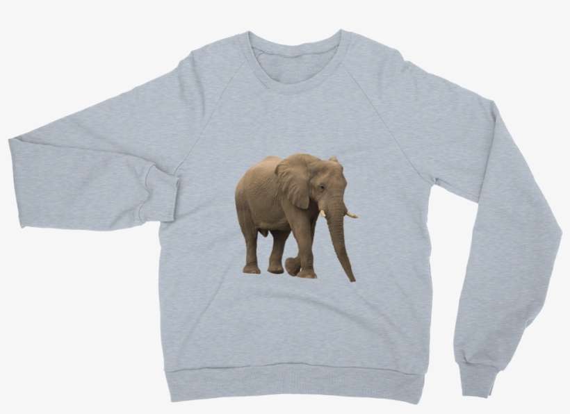 African Forrest Elephant Print Unisex California Fleece - Sweater, transparent png download