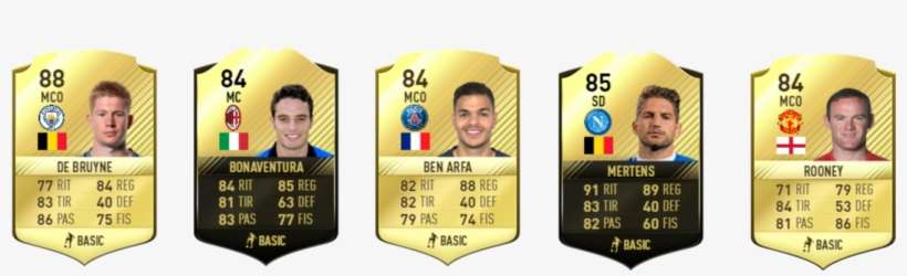 Los Mejores Mediapuntas De Fifa 17 Ultimate Team - Mejores Delanteros Fifa 17, transparent png download