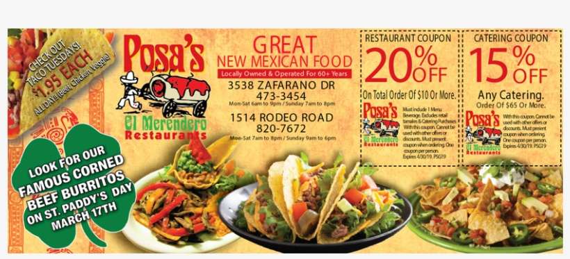 Posa's Restaurant - Side Dish, transparent png download