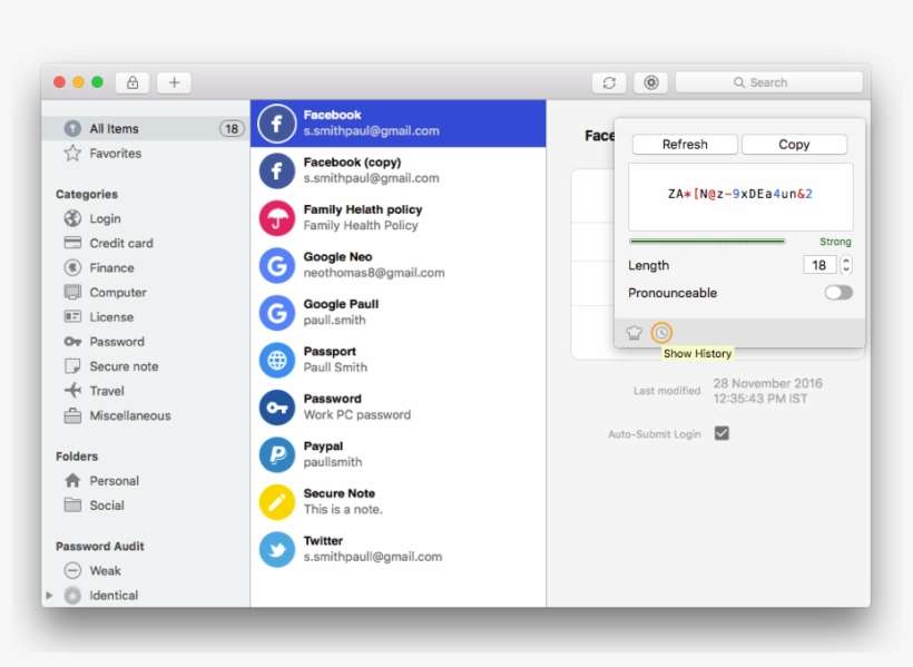 See Facebook Password History, transparent png download