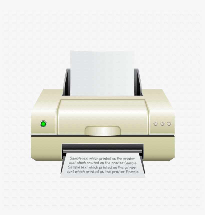 Printer Icon Printer Icon White Printer Icon - Laser Printing, transparent png download