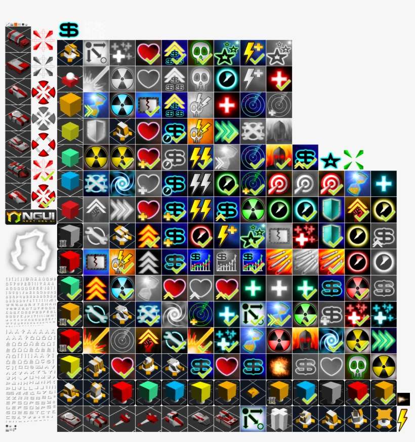 Add Media Report Rss Icons Used In Tower Defense - Sci Fi Game Icons, transparent png download