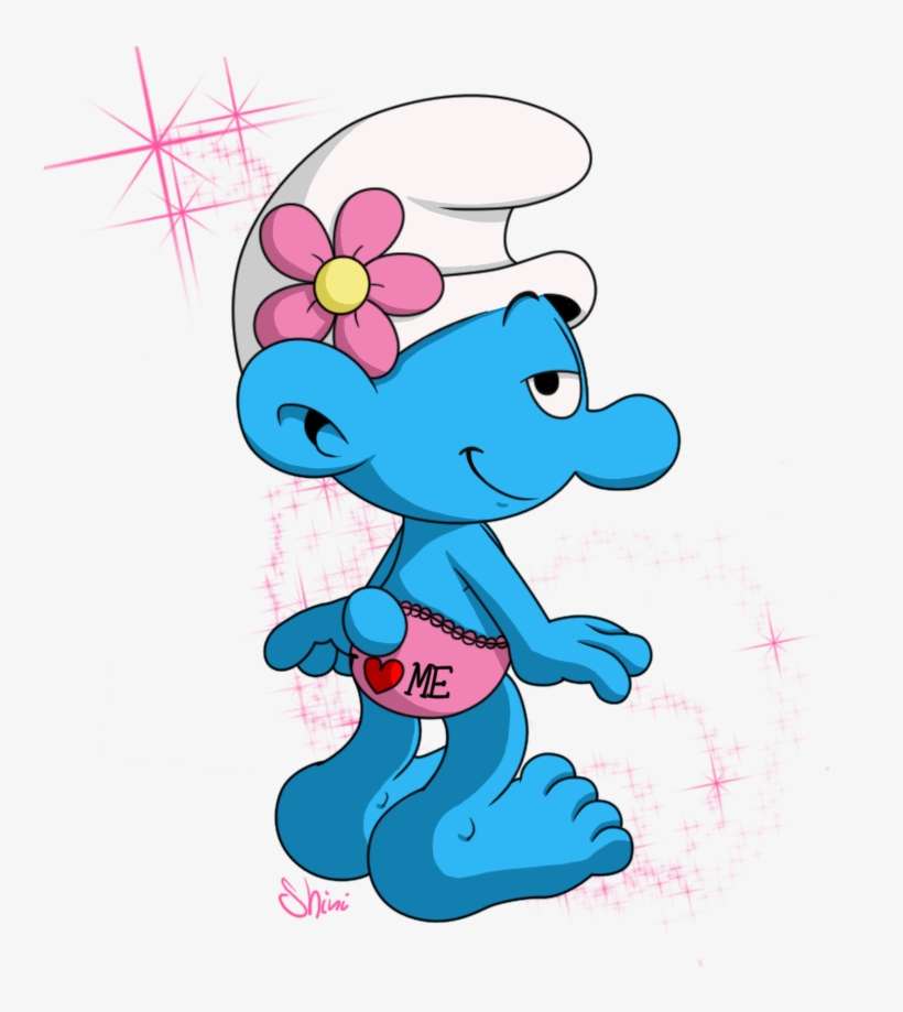 Miss You Smurf - Hefty Smurf Vanity Smurf, transparent png download