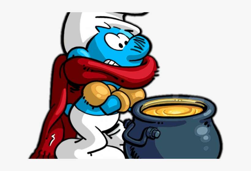 Smurfs Clipart Smurf Village - Sickly Smurf, transparent png download