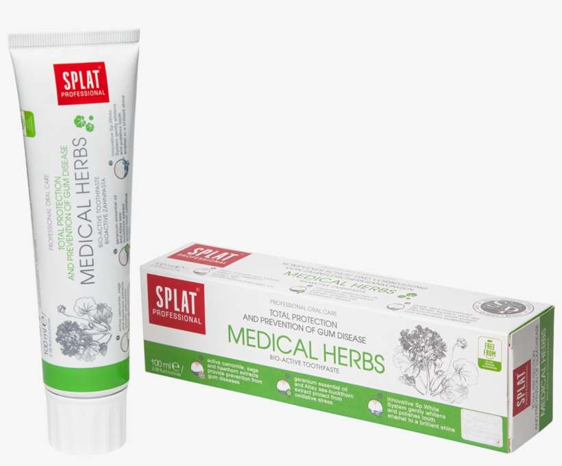 Medical Herbs Image Medical Herbs - Splat Professional Ultracomplex Toothpaste, transparent png download