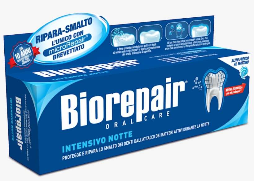 Intensive Night Toothpaste - Biorepair Plus Protezione Totale, transparent png download