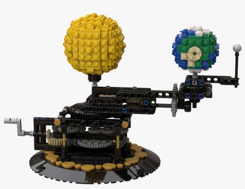 Orrery Sun Earth Moon - Gun Turret, transparent png download