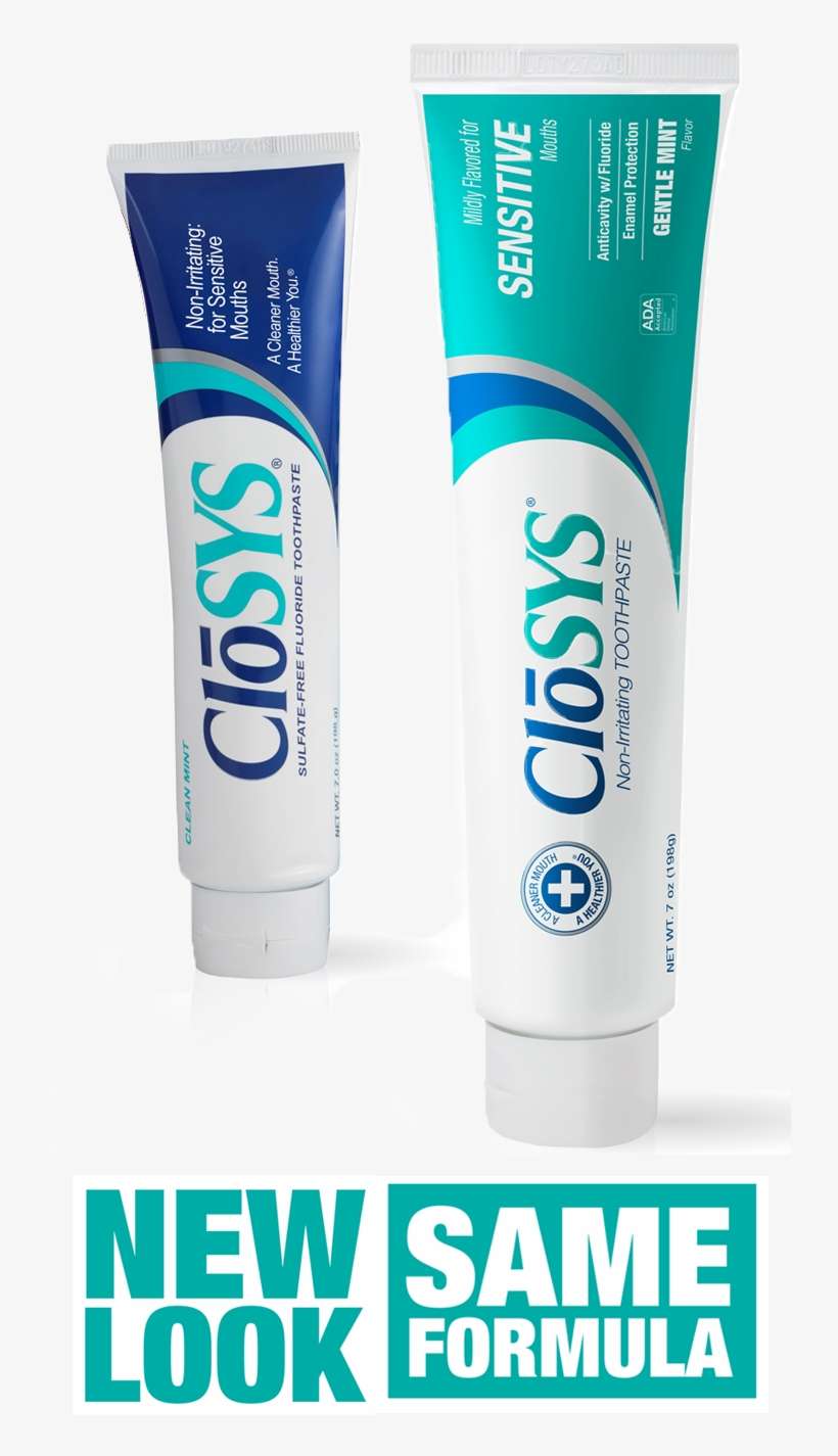 Anticavity Triclosan-free Fluoride Toothpaste - Sensitive Toothpaste Packaging, transparent png download