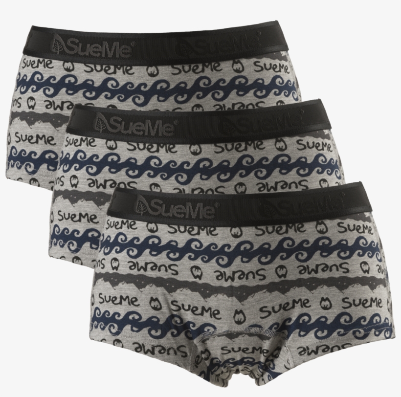 Grey Oyambre Pk3 Womens Beech Shorties - Sueme Womens Beech Shorties, transparent png download