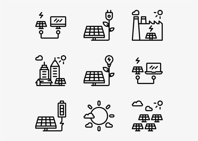 Solar Energy - Iconos De Arquitectura Png, transparent png download