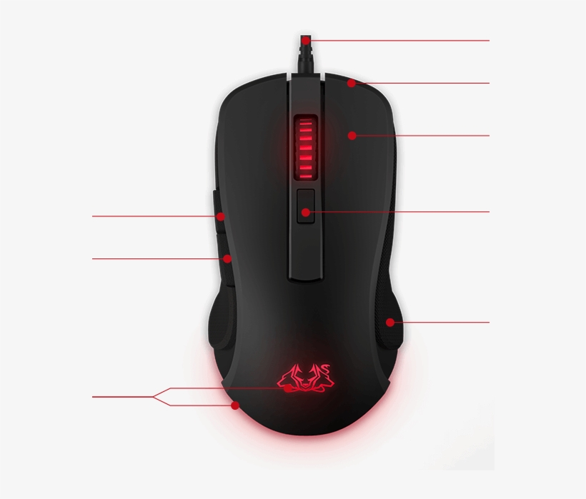Side Button Forward - Asus Cerberus Fortus, transparent png download