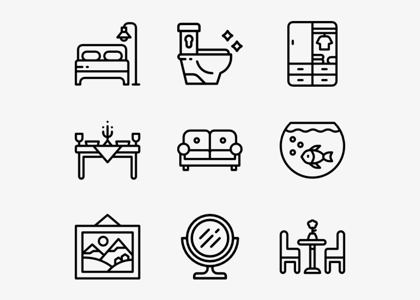 Furnitures - Social Media Logo White Png, transparent png download