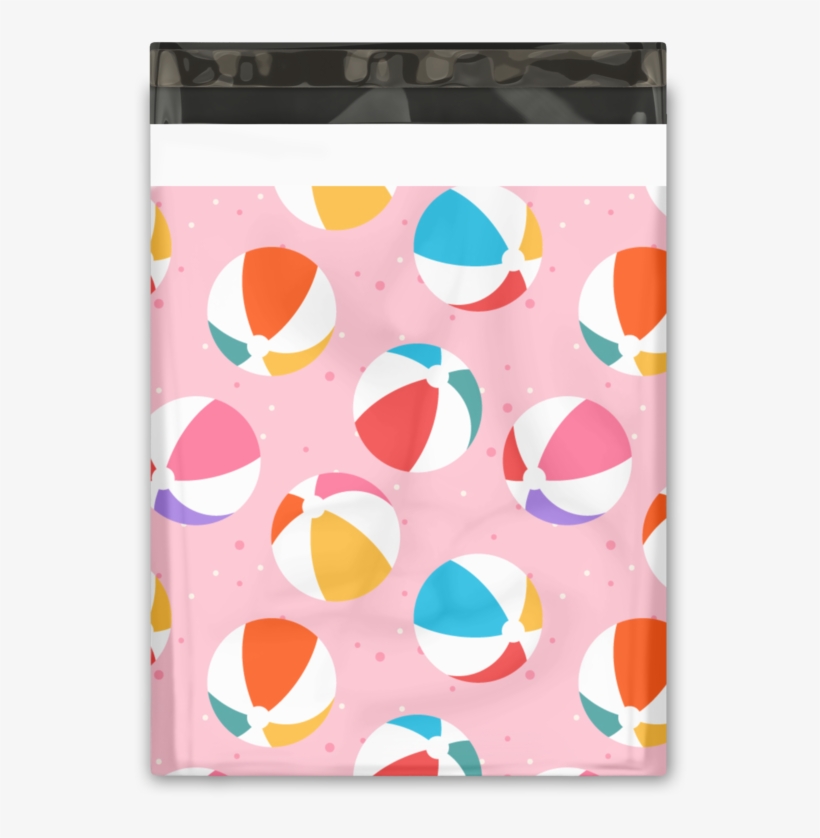 Beach Ball Designer Poly Mailers Shipping Envelopes - Paper, transparent png download