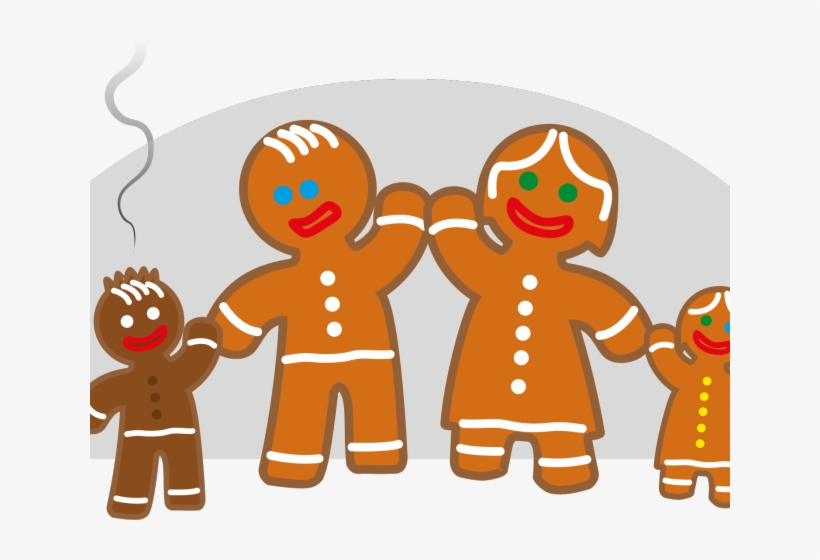 Small Clipart Gingerbread - Gingerbread Man, transparent png download