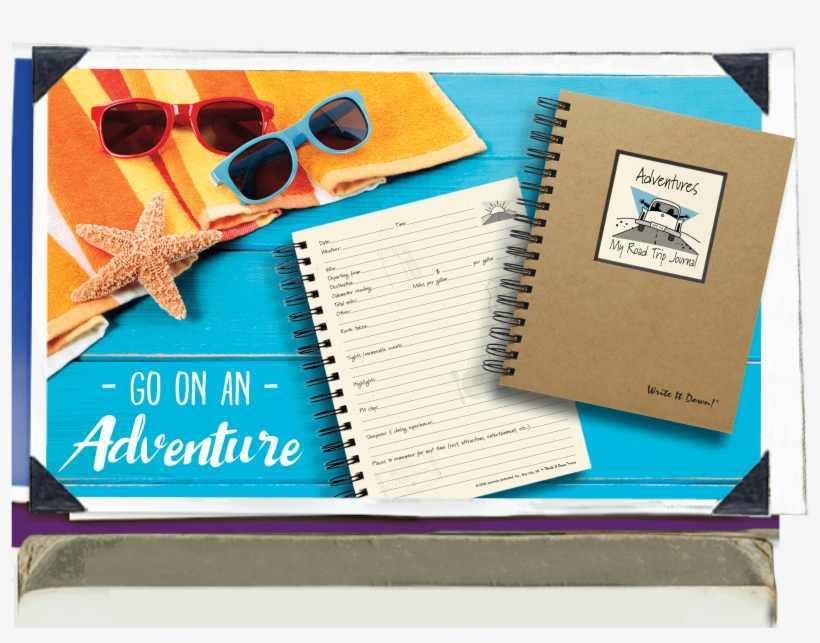 Adventures My Road Trip Journal - Book, transparent png download