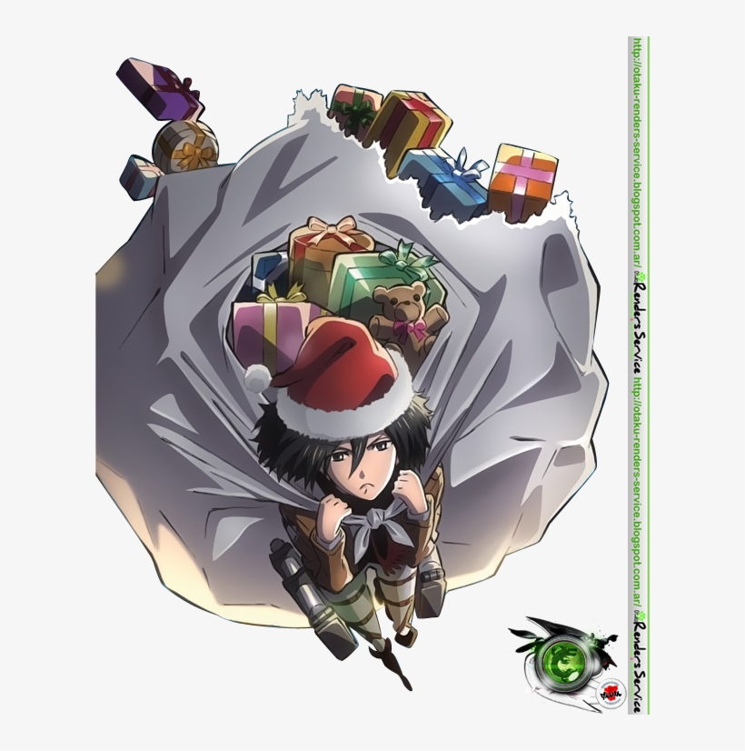 Shingeki No Kyojin, Ouran Host Club, Mikasa, Studio - Anime Navidad Snk, transparent png download