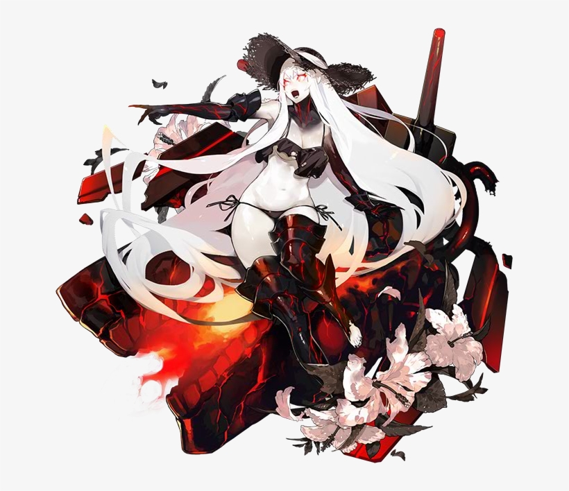 Aircraft Carrier Hime And Aircraft Carrier Summer Hime - Kancolle Aircraft Carrier Princess, transparent png download