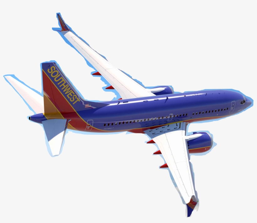 What Was Southwest's Intial Strategy - Southwest Airlines Boeing Transparent, transparent png download