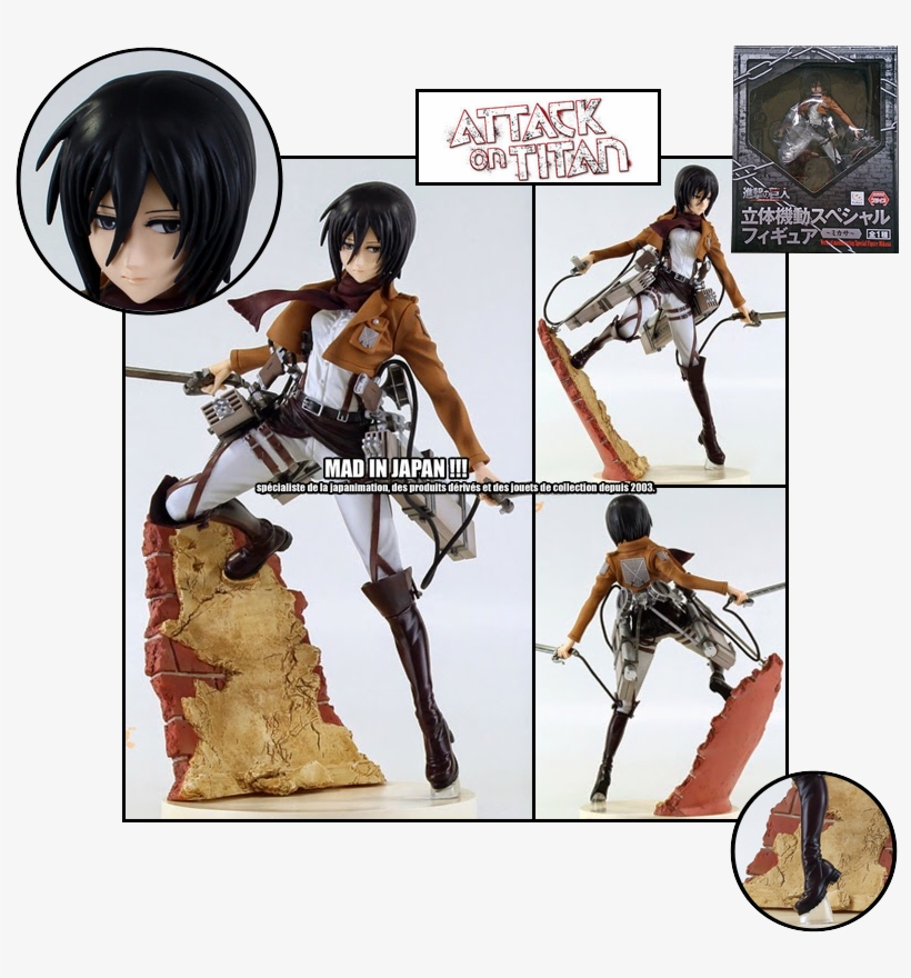 Figurine Attaque Des Titans Mikasa, transparent png download
