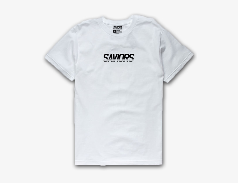 White Stripes Tee - Active Shirt, transparent png download