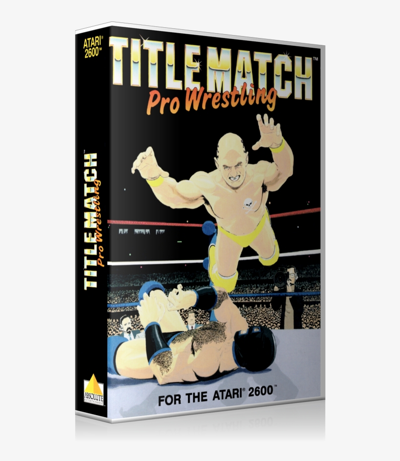 Title Match Pro Wrestling Atari 2600 Game Cover To - Poster, transparent png download