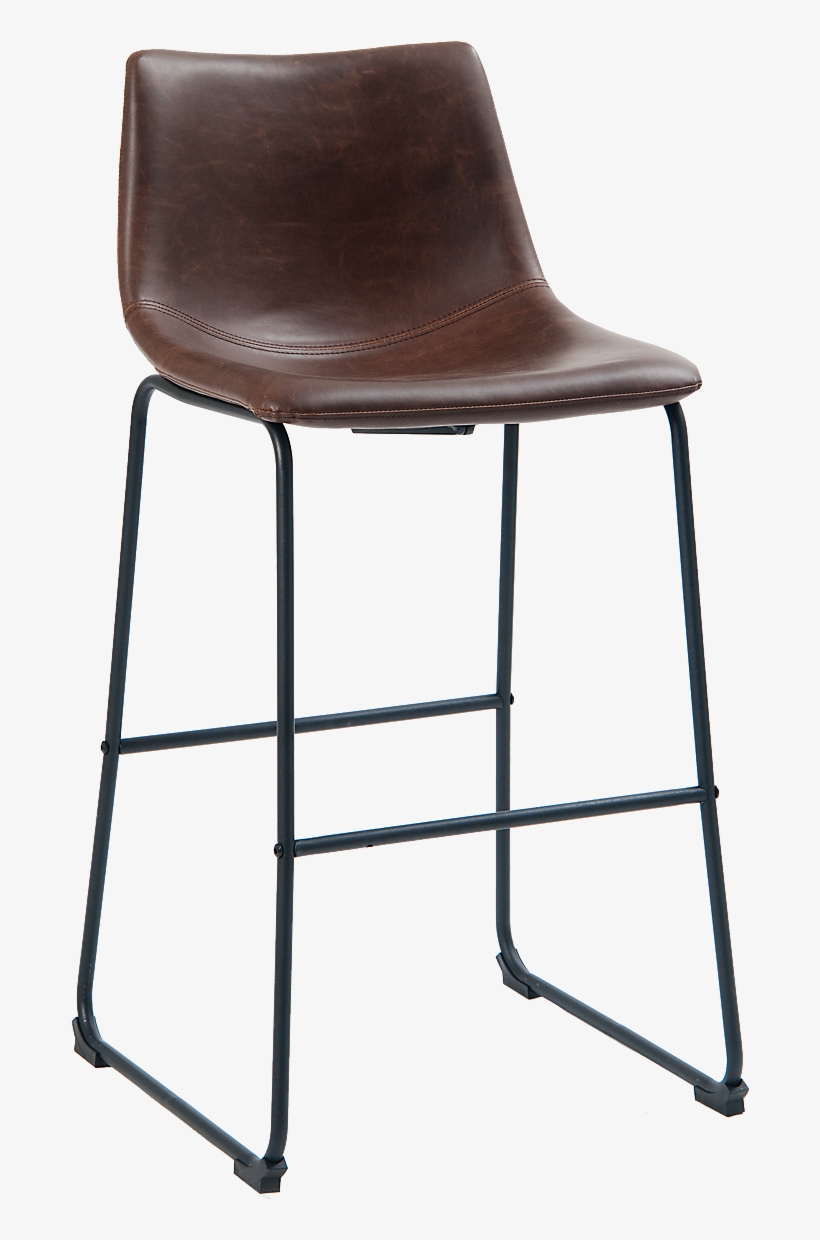 Restaurant Furniture Vintage Brown Vinyl Metal Barstool - Tan Bar Stool, transparent png download