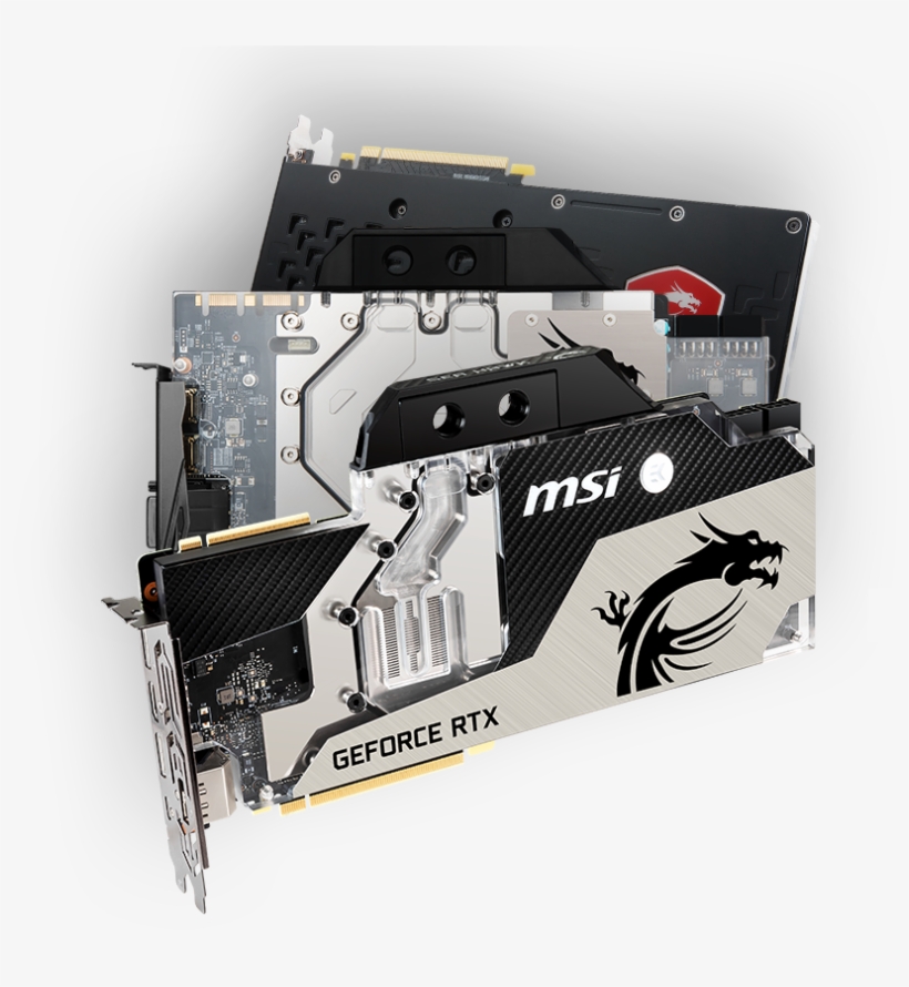 Msi 2080 Ti Sea Hawk, transparent png download