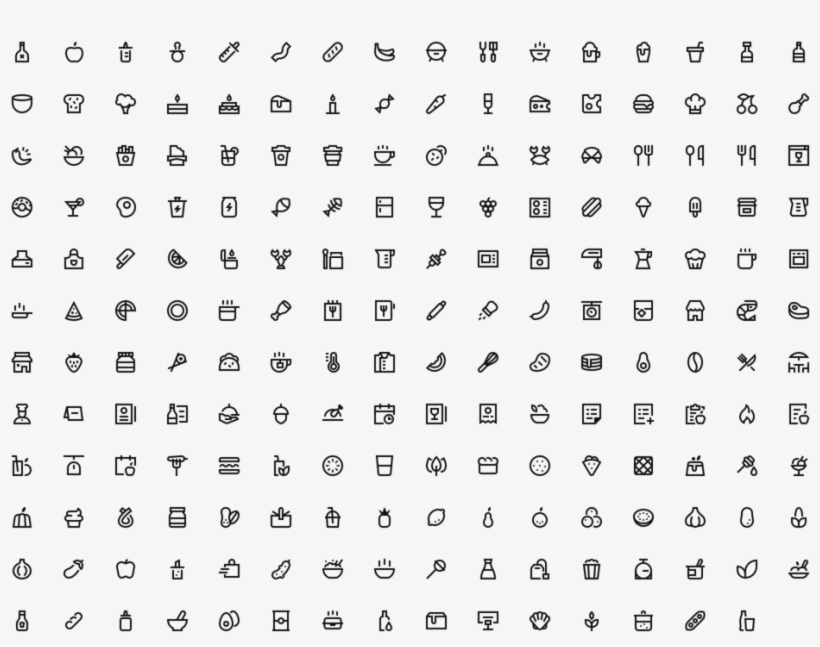 Food Icons 24px - Word Roundup, transparent png download