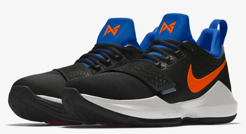 2017 New Arrival Latest Nikeid Pg 1 Okc Colorway Okc - Paul George 1 Colorway, transparent png download