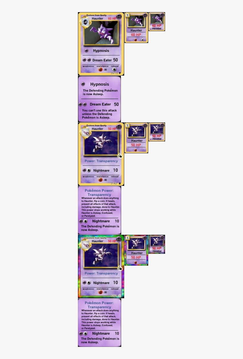 #093 Haunter - Pokemon Card, transparent png download