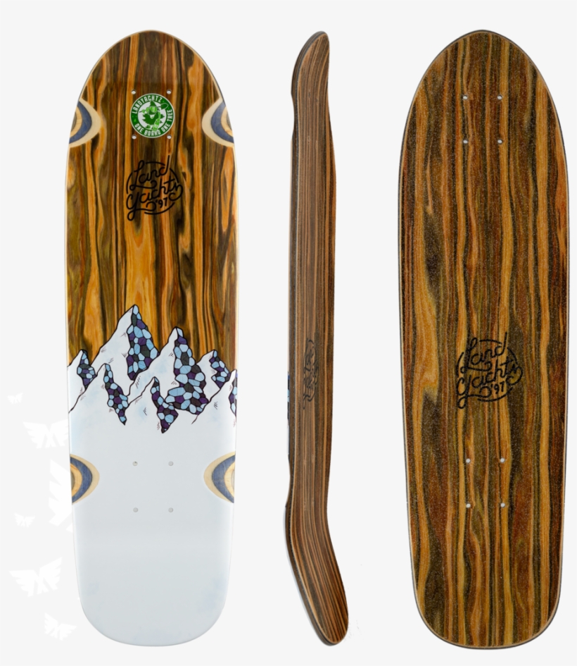 2018 Landyachtz Dinghy Summit Longboard Skateboard - Skateboard Deck, transparent png download