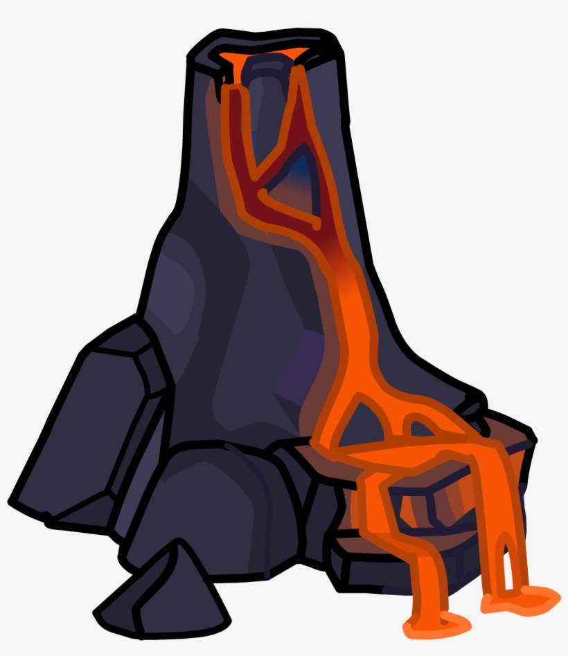 1213 X 1344 5 - Club Penguin Lava Pool, transparent png download