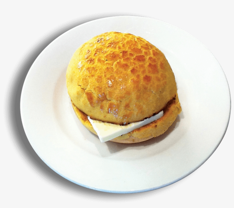 Pineapple-bun - Fast Food, transparent png download